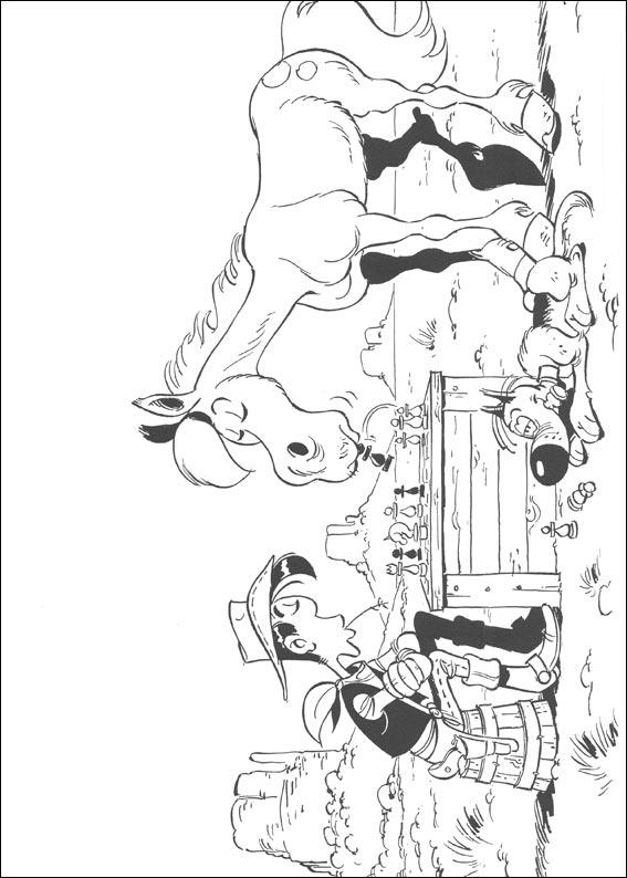 64 coloring pages of Lucky Luke 64 coloring pages of Lucky Luke