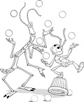 coloring page Luizen leven