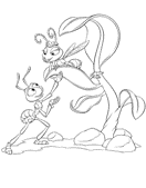 coloring page Luizen leven