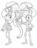 coloring page Luizen leven