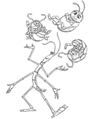 coloring page Luizen leven