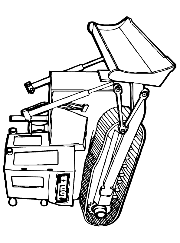 Kids-n-fun.com | 15 coloring pages of Excavators