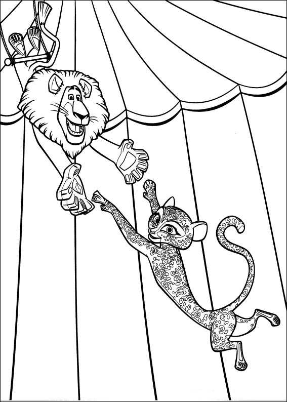 madagascar 3 gia coloring pages - photo #6