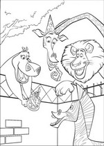 coloring page Madagascar