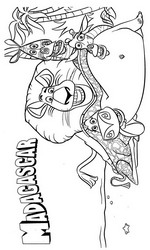 coloring page Madagascar