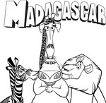 coloring page Madagascar