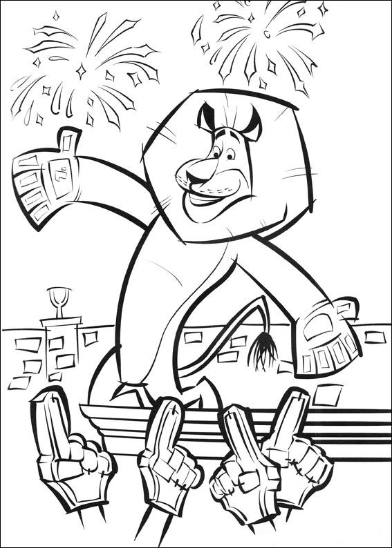 madagascar 2 coloring pages - photo #49