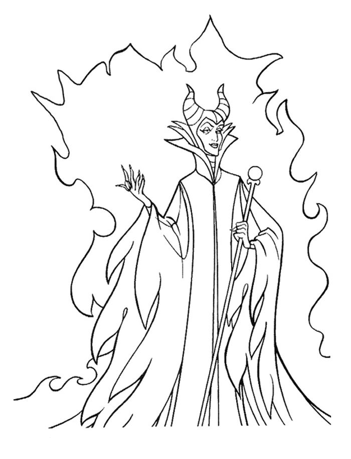 Kids-n-fun.com | 11 coloring pages of Maleficent