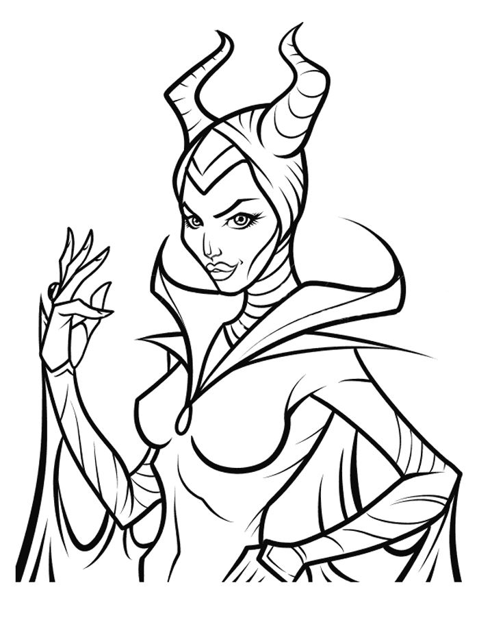 Kids-n-fun.com | 11 coloring pages of Maleficent