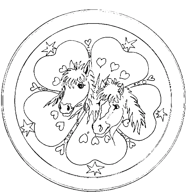 Kids-n-fun.com | 57 coloring pages of Mandala animal