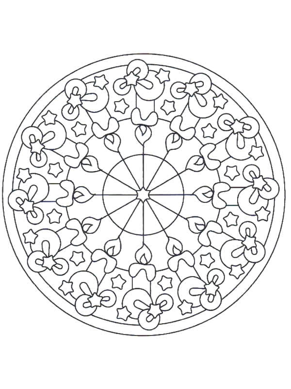 mandala coloring pages christmas - photo #22