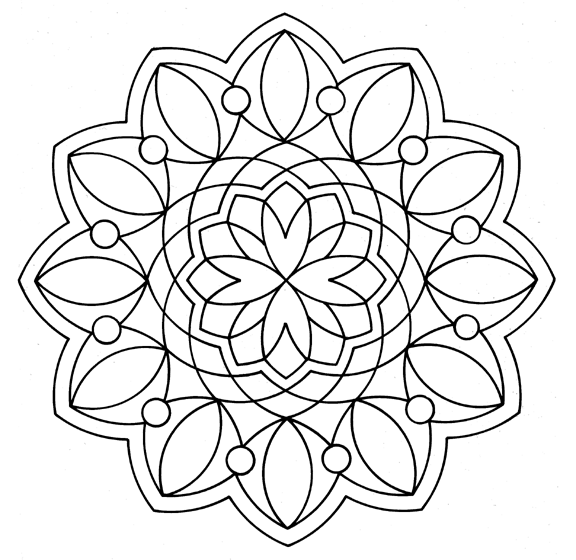 Kidsnfuncom 39 coloring pages of Mandala