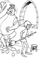 Kids-n-fun | 16 coloring pages of Merlin the Wizard