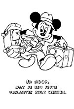 coloring page Mickey Mouse