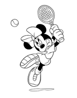 coloring page Minnie Mouse