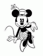 coloring page Minnie Mouse