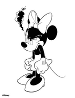 coloring page Minnie Mouse
