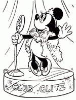 coloring page Minnie Mouse