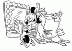coloring page Minnie Mouse
