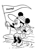coloring page Minnie Mouse