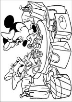 coloring page Minnie Mouse
