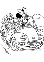 coloring page Minnie Mouse