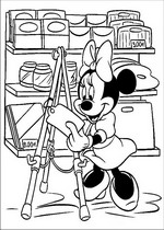 coloring page Minnie Mouse