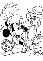 coloring page Minnie Mouse