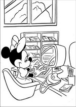coloring page Minnie Mouse
