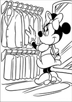 coloring page Minnie Mouse