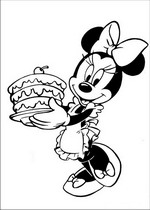 coloring page Minnie Mouse