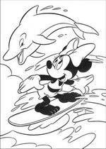 coloring page Minnie Mouse