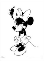 coloring page Minnie Mouse