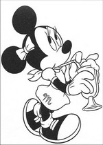 coloring page Minnie Mouse