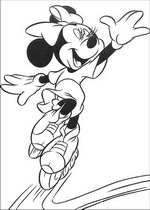 coloring page Minnie Mouse