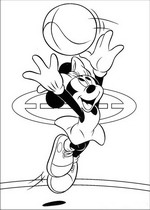coloring page Minnie Mouse