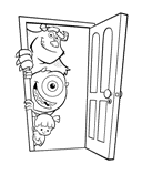 coloring page Monsters Inc