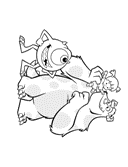 coloring page Monsters Inc