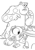 coloring page Monsters Inc