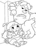 coloring page Monsters Inc