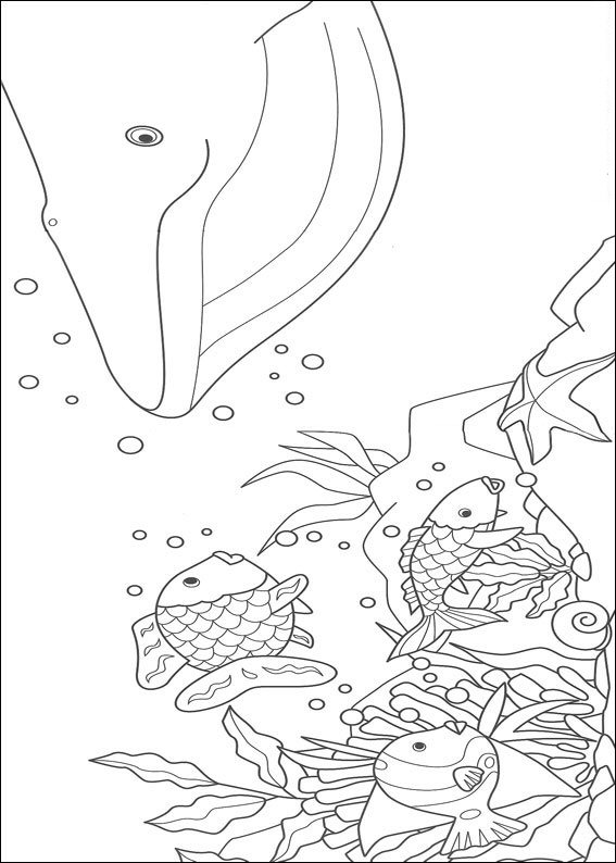 Kids-n-fun.com | 12 coloring pages of Rainbow Fish