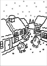 coloring page Mr Men and Litltle Miss