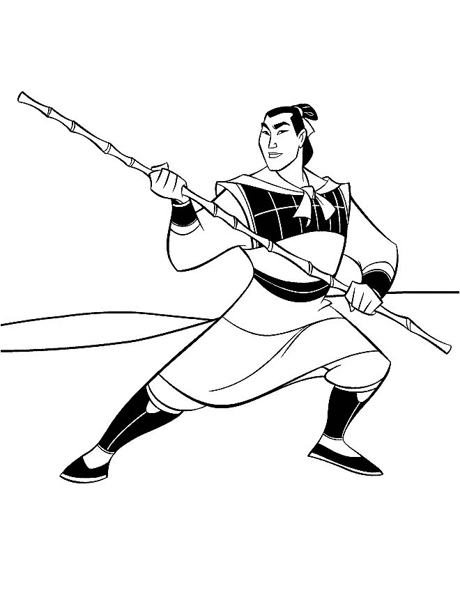 Kids-n-fun.com | 22 coloring pages of Mulan