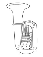 coloring page Musical Instruments