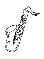 coloring page Musical Instruments
