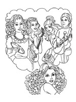 coloring page Musical Instruments