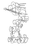 coloring page Musical Instruments