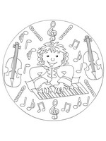 coloring page Musical Instruments