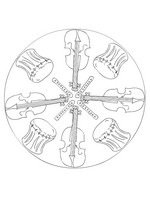 coloring page Musical Instruments