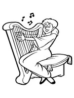 coloring page Musical Instruments